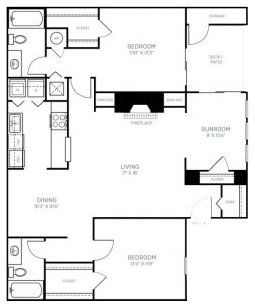 floor plan photo of the park at westchase in westchase, fl at The  Hargrove at Southpoint