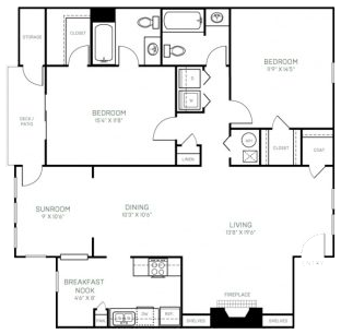 floor plan photo of the park at westchase in houston, tx at The  Hargrove at Southpoint